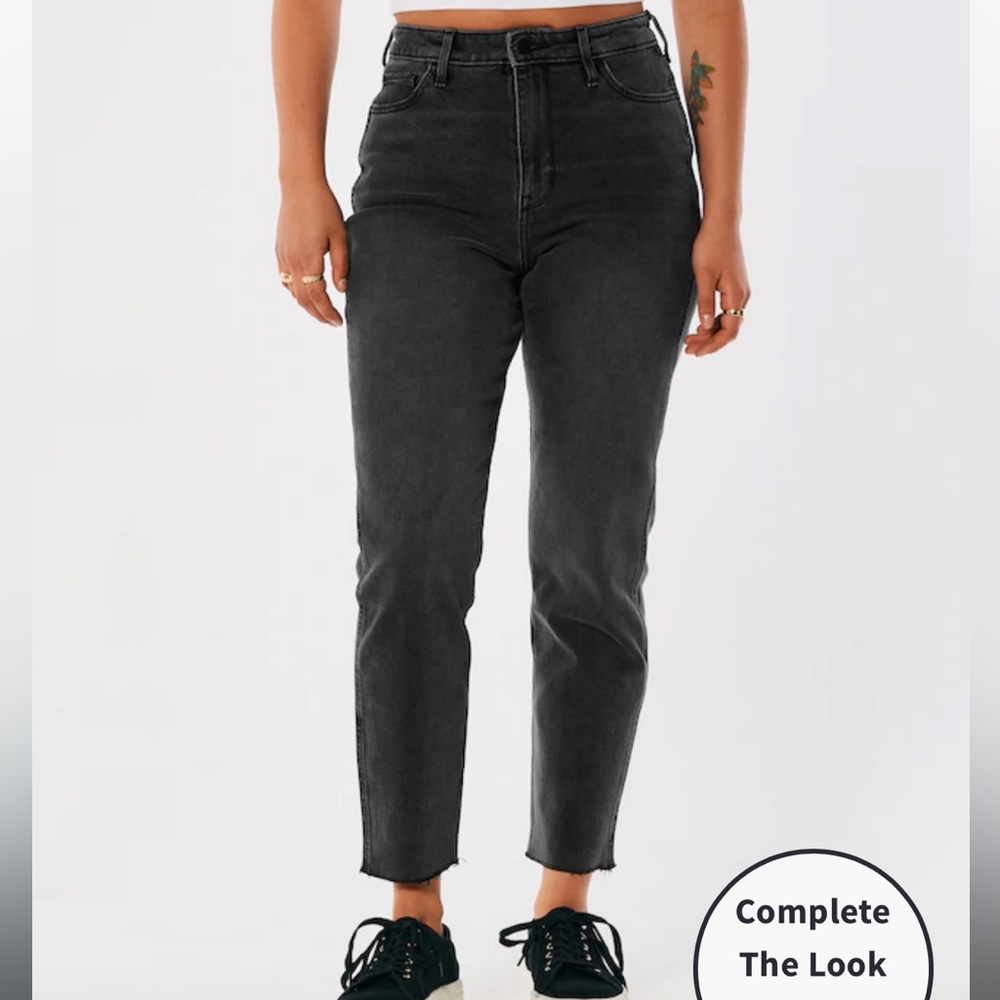 Hollister ultra high rise mom jeans